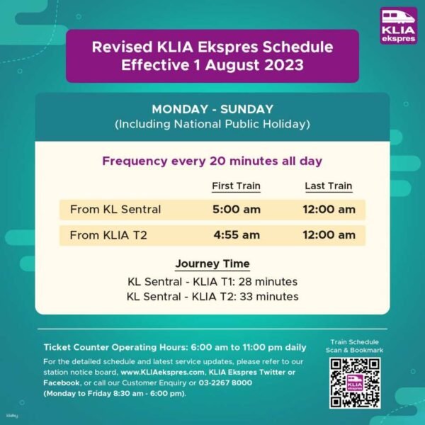 KLIA Ekspres Airport Train Tickets (QR Direct Entry) / KL TravelPass (Metro Card) | Kuala Lumpur , Malaysia - Image 2